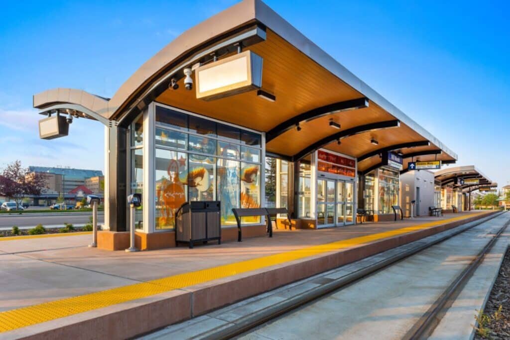 Image showcasing the work completed for the Edmonton LRT project