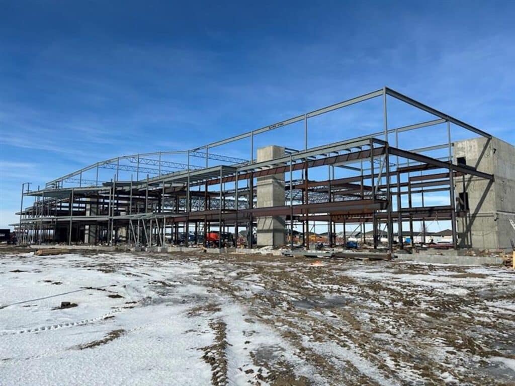 Image showcasing the work completed for the MooseJaw Joint Use School project